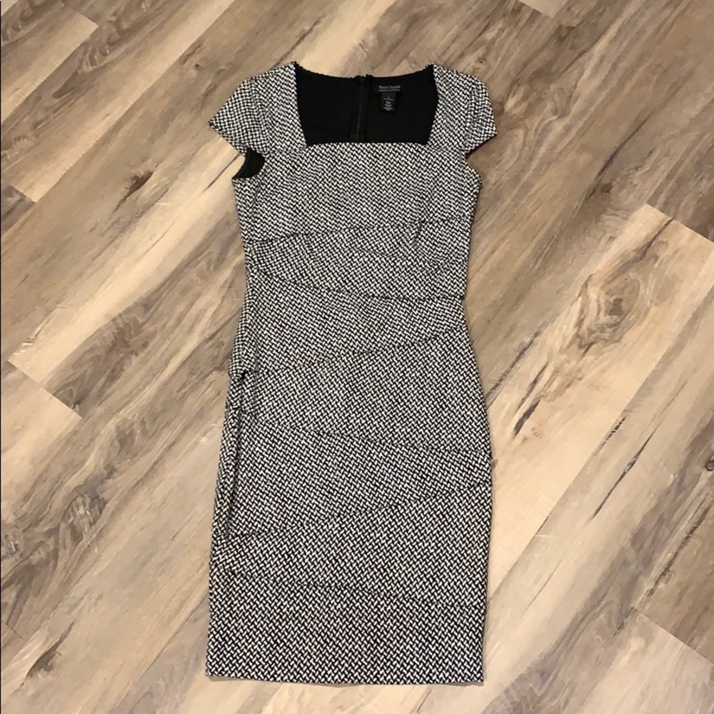 WHBM bodycon cap sleeved dress
